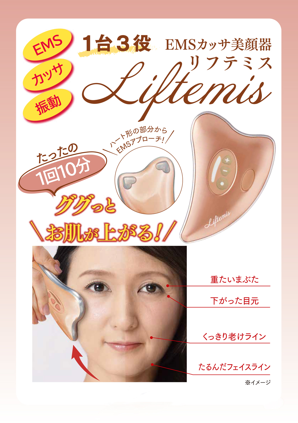 FAVORINA(フェヴリナ) EMSカッサ美顔器 Liftemis(リフテミス)